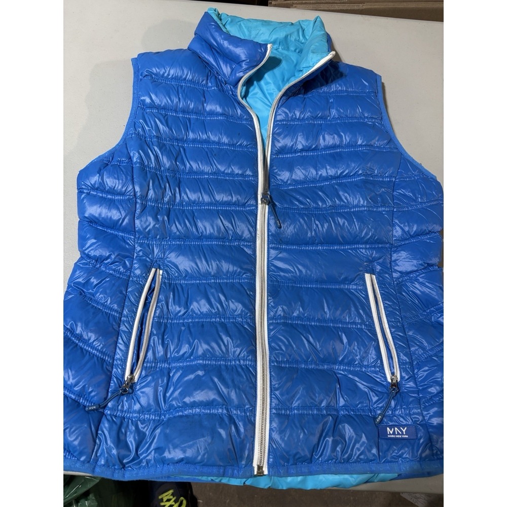 Marc New York MNY Puffer Vest Performance ‎  Blue Reversible